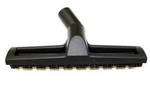 FLOOR BRUSH w/WHEELS & NATURAL BRISTLES, 12", 1-1/4"