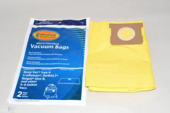 PAPER BAGS-SHOP VAC 5-8 GALLON,2PK MICRO FILTRATION (712)