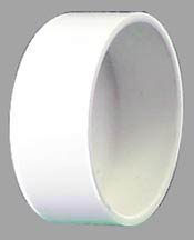 Pipe Cap, White, PVC