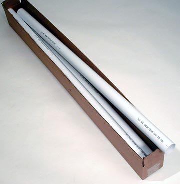 16ft PVC Central Vacuum Pipe (four 4 ft tubes)