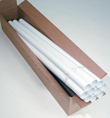 40ft PVC Central Vac Pipe (ten 4ft tubes)