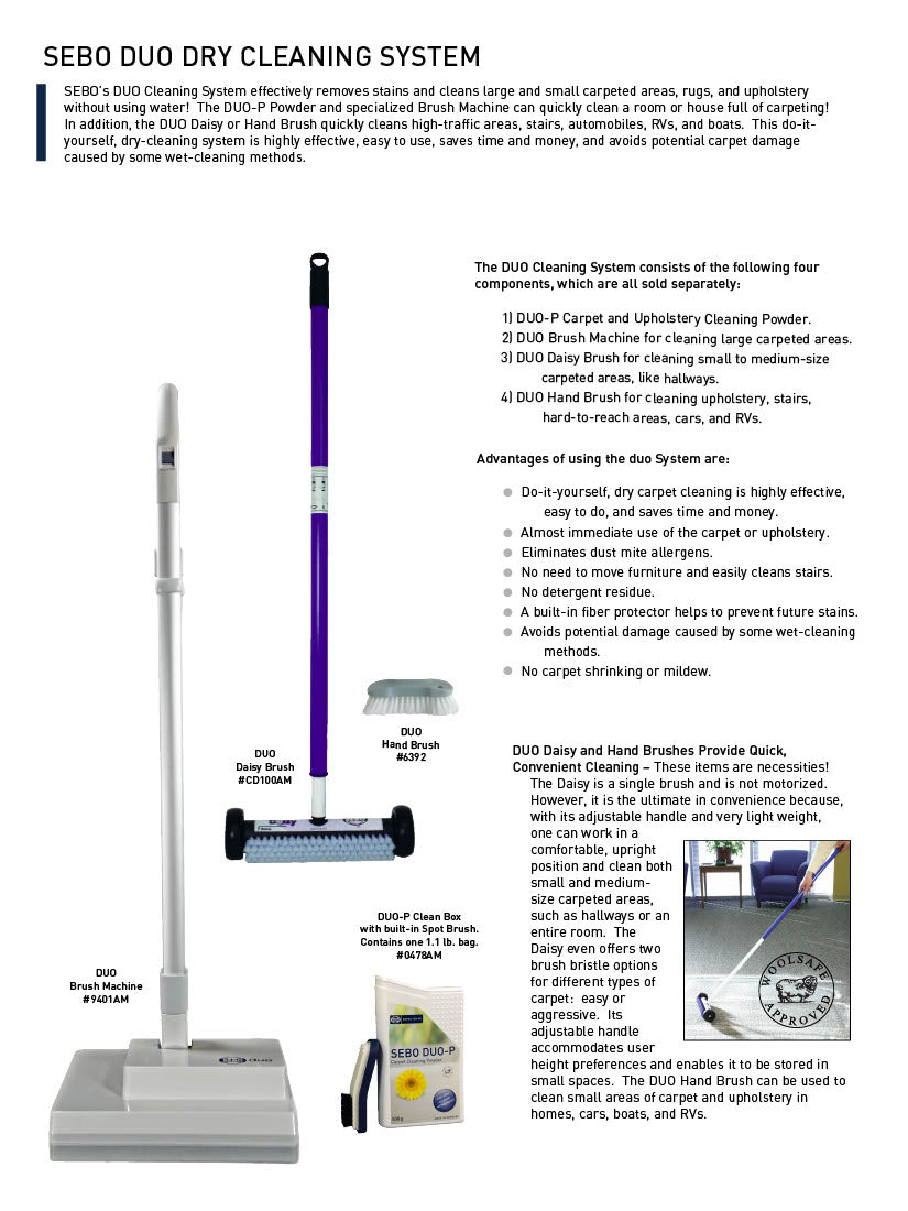 Sebo DUO Brush Machine