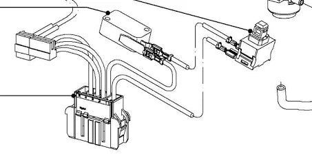 Complete C3/S8000 Harness (to circuit board) 07972354