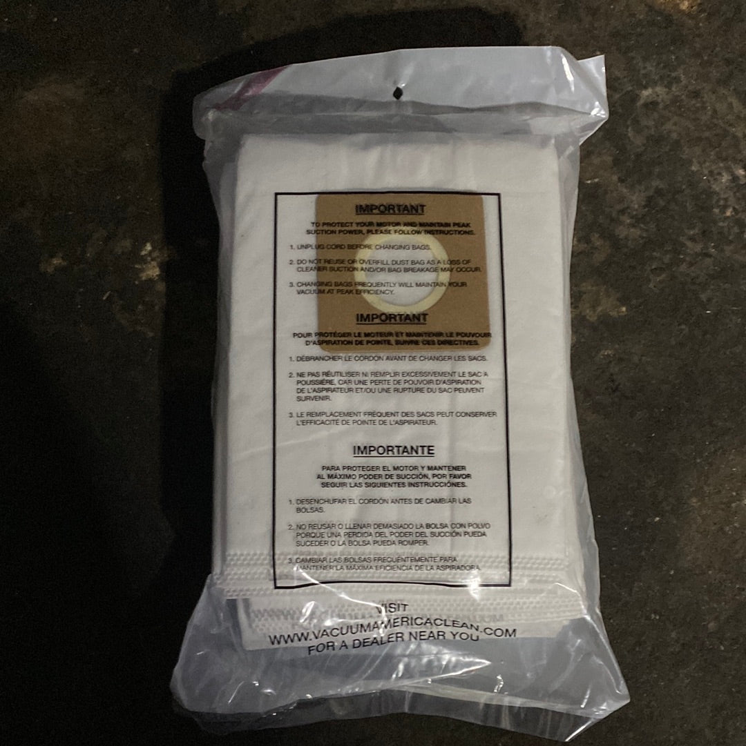 Royal B Hoover A/Z 9 Bags per pack VAC7