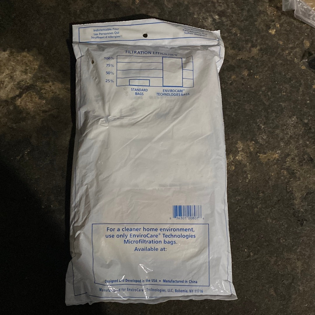 LUX RENAISSANCE/GUARDIAN ENVIRO TYPE R BAGS MICRO 6/PK+1FLTR 807