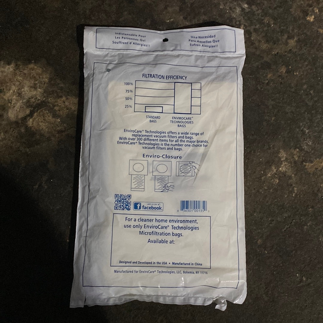 PAPER BAGS-ELECTROLUX,OXYGEN,4PK,HARMONY CANISTER 135