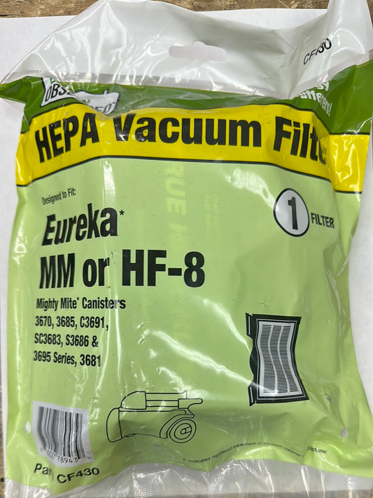 EUREKA / SANITAIRE MIGHTY MITE HF8 HEPA FILTER, 1/Pk, CLEAN OBSESSED