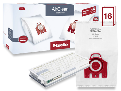 Miele FJM / SF-HA50 Performance Pack 16 Bags, 1 HEPA 50