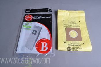 PAPER BAGS-HOOVER,B,3PK,ALLERGEN,LIGHTWEIGHT U4707 UPRIGHT 4010103B