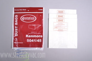 PAPER BAGS-KENMORE,5041,5045,3PK,CANISTER,ENVIRO KENMORE ''H'' BAG 115SW