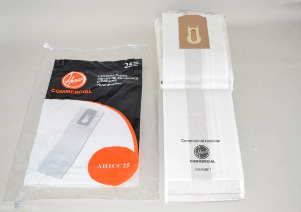 HOOVER PAPER BAGS-ROYAL UR32200PC UPRIGHT,25PK (AH1CC9) H1CC25 81-2452-01