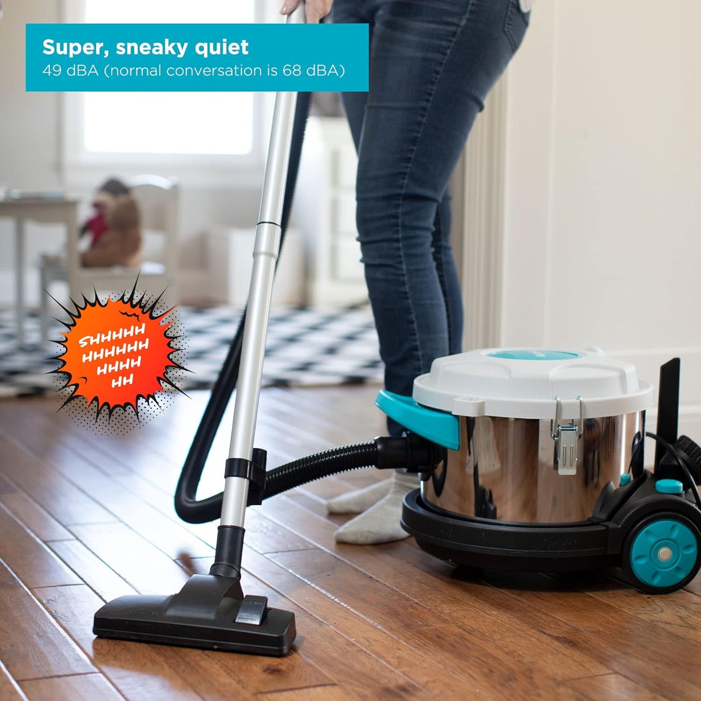 Simplicity Brio Straight Suction Canister Vacuum