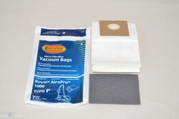 PAPER BAGS-ROYAL,P,7+1PK,MICRO,ENV,CANISTER,REPL RY1000 213