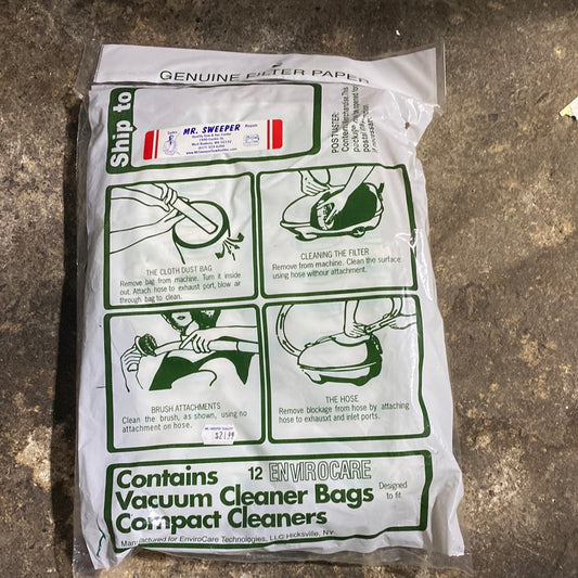 PAPER BAGS-COMPACT,5PK,CANISTER,2 PLY,REPLACEMENT NLA 09-2022