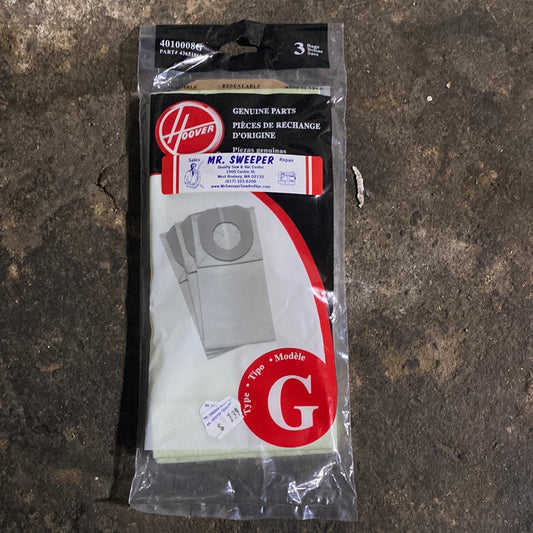 PAPER BAGS-HOOVER,G,3PK,BROOM NLA 12-2021 4010008G